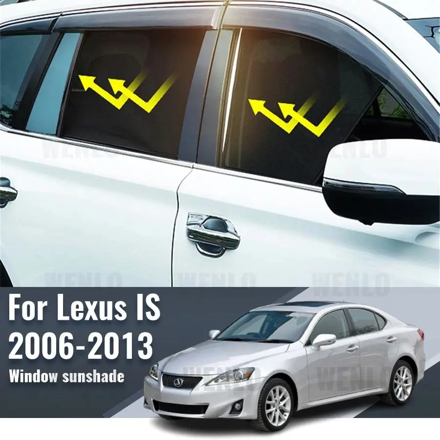 

For Lexus IS 2006-2012 250 350 Magnetic Car Sunshade Shield Front Windshield Frame Curtain Rear Baby Side Window Sun Shade Visor