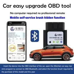 우창보 앰비언트 라이트 OBD 장치 업그레이드 도구 (W176 W177 W205 A3 A4L A6L A7 Q2L E-tron Q5 Q4 Q3 Q7 Q8 RS4 S3 S5 F10 F30 용)