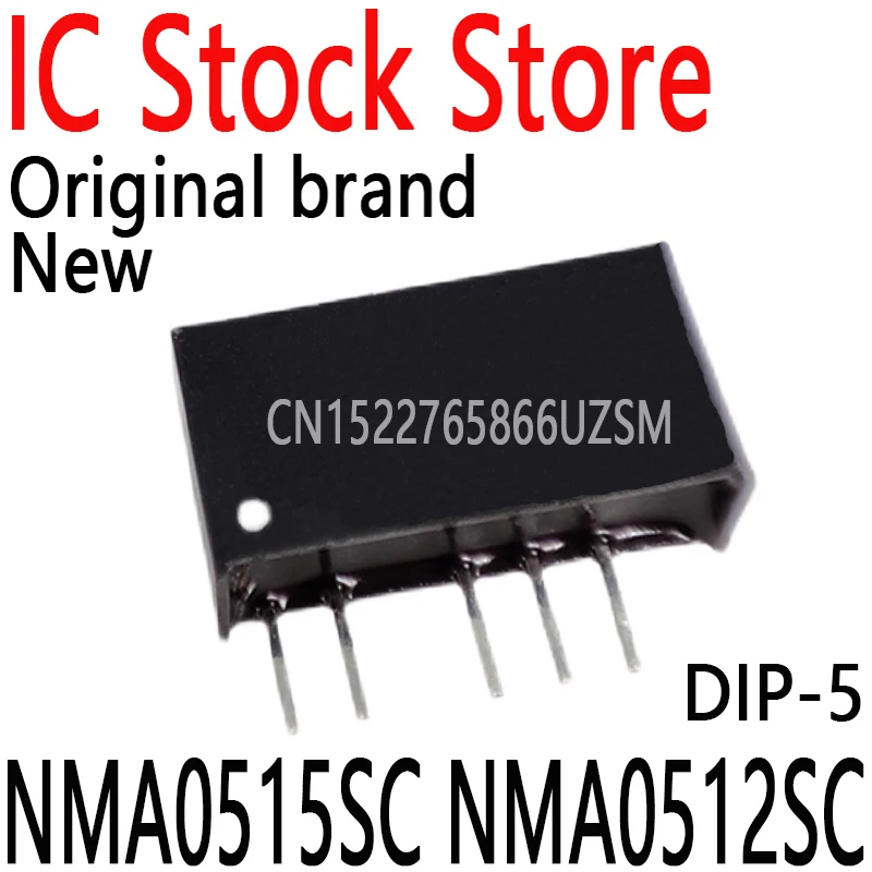 1PCS/lot New OriginaI NMA0515S or NMA0515DC NMA0515D NMA0512S NMA0512DC NMA0512D DIP-5 1W DC/DC Converters NMA0515SC NMA0512SC