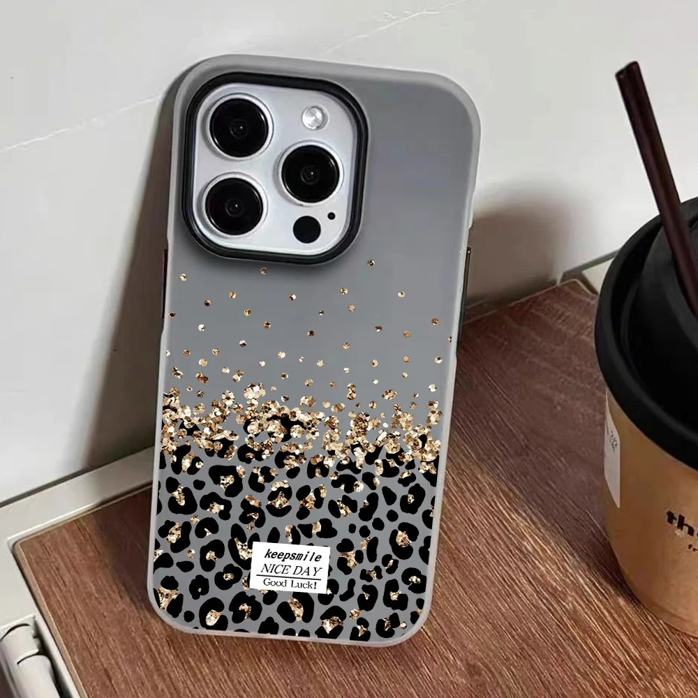 Für iPhone 17 15 16 14 Pro Max Hülle Plus Kreativer Leoparden-Print-Cover für iPhone 13 11 12 ProMax XS XR Plus Sturzsichere INS Hüllen – Detail 6