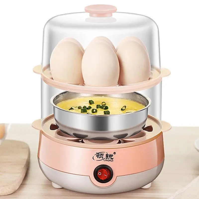 

Small Auatic Switch off Egg Cooker Ster Household Kitchen Tool Single Person Breakfast Egg hine Omelet Turner