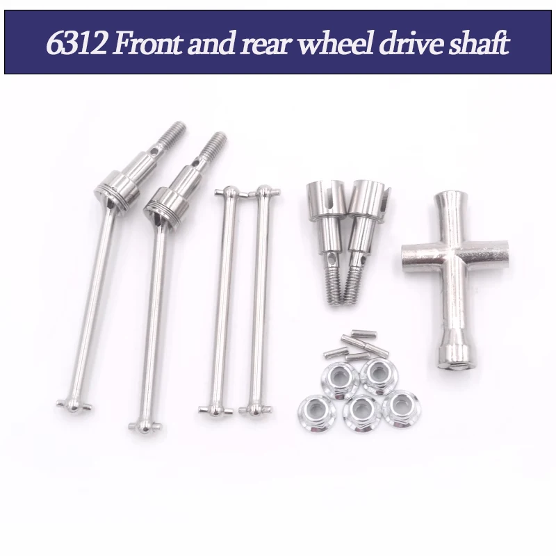 Conjunto de diferencial e eixo de transmissão de metal para scy 16101pro 16102pro 16103pro sg116 max pro 1/16 peças de atualização de carro rc sem escova