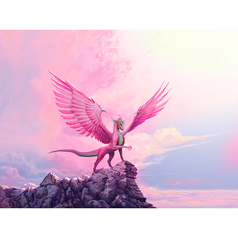 

Pink Dragon Playmat Dragon Shield Art Mat Cards Cover MGT Cards Protector DTCG MTG TCG Mousemat/Star Reals Board Games