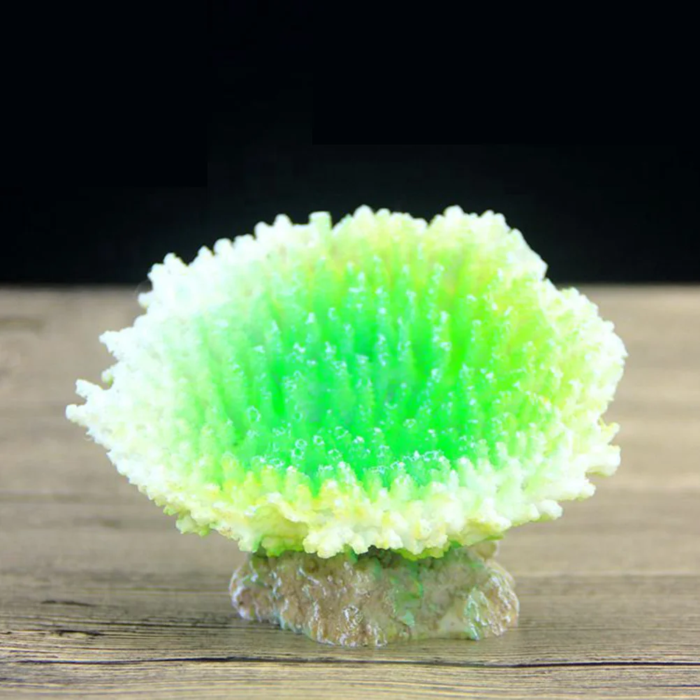 

1Pcs Simulation Coral Artificial Fish Tank Coral Reef Ornament Resin Aquarium Decor Enhance Scenery Safe Maintenance Free