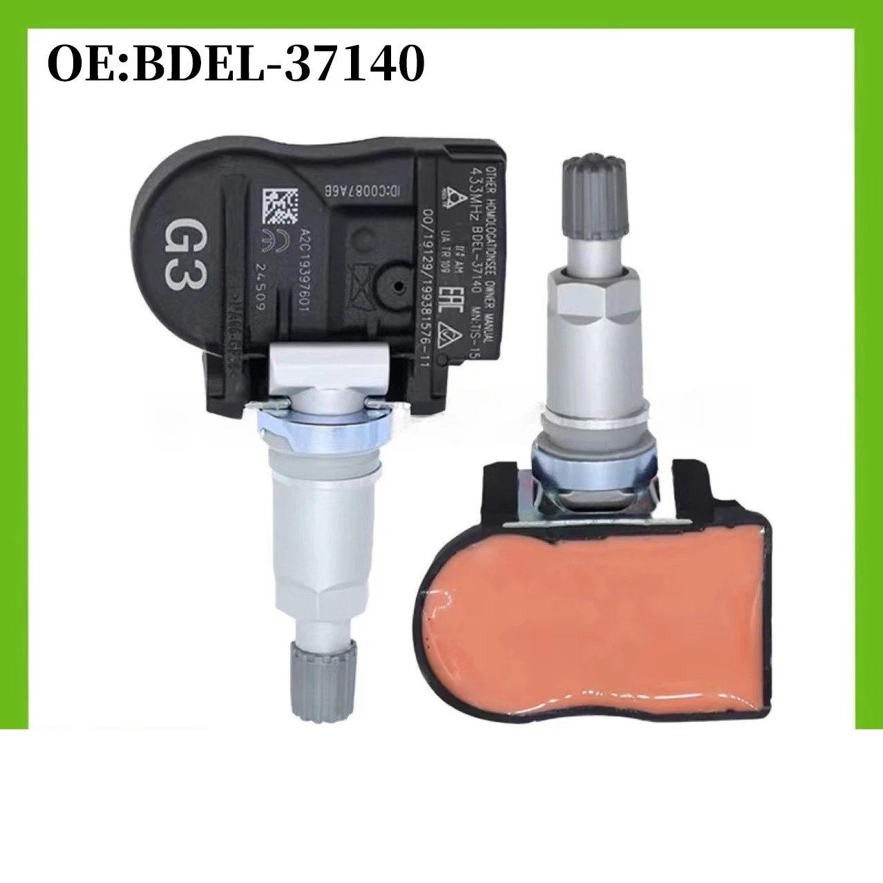 

BDEL37140 4pcs Tire Pressure Sensor for Mazda CX-30 3 (BP) 2019-2024