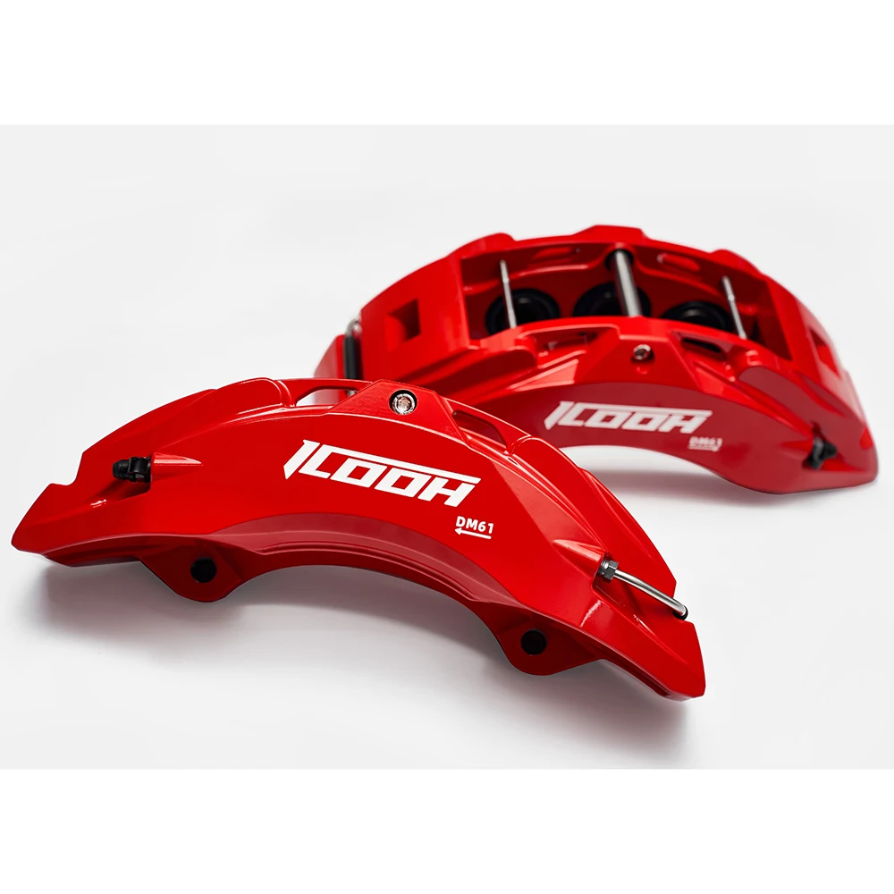 

ICOOH Racing Red DM6 Six-piston Front Caliper Kit with 355*32mm Brake Disc Suitable For 18-inch And Above Wheels