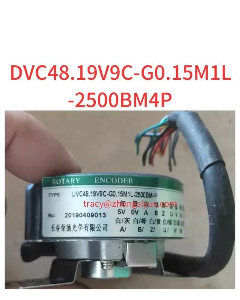 Used DVC48.19V9C-G0.15M1L-2500BM4P encoder test OK