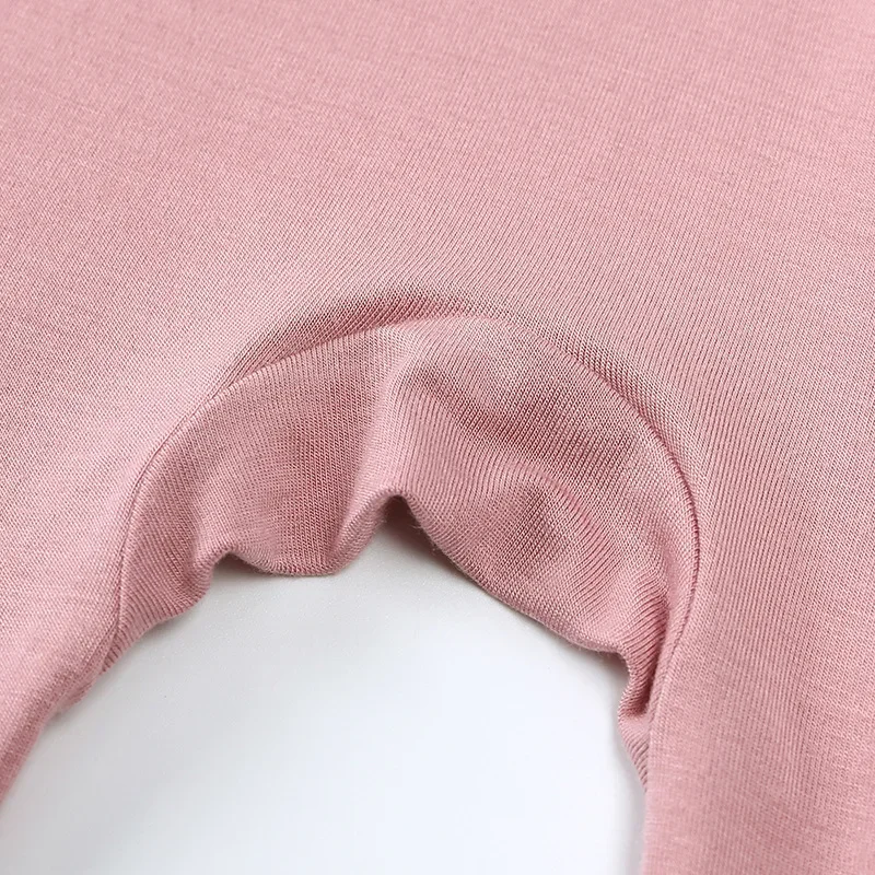 ملابس الطفل صبي فتاة صالة ارتداء منامة السروال القصير الوليد الطفل الرضيع ألياف الخيزران رومبير 0-24 أشهر تنفس سستة ارتداءها #6