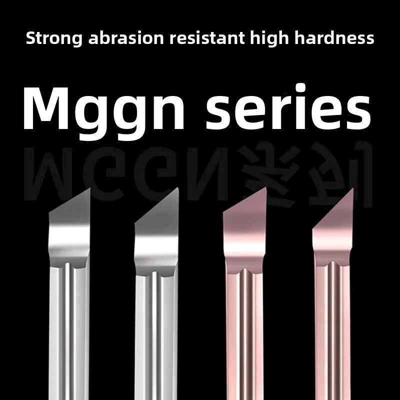 High Precision Carbide Lathe Inserts MGGN200l-30 R-45, MGGN150l-8/15 R-8/15 for Stainless Steel Grooving, Durable Cutting Tools