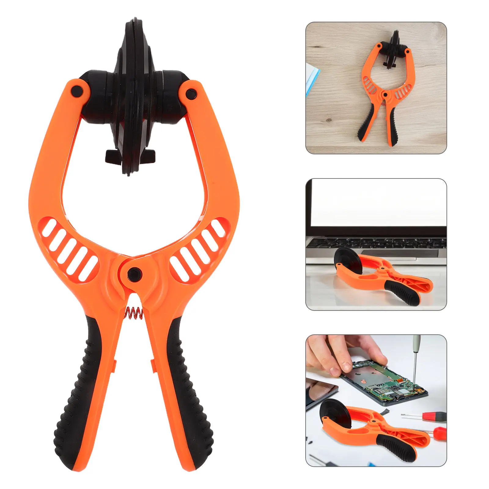 

Инструмент для вскрытия экранов мобильных телефонов: Прочные клещи-присоски для быстрого ремонта, универсальный многофункциональный набор для различных моделей