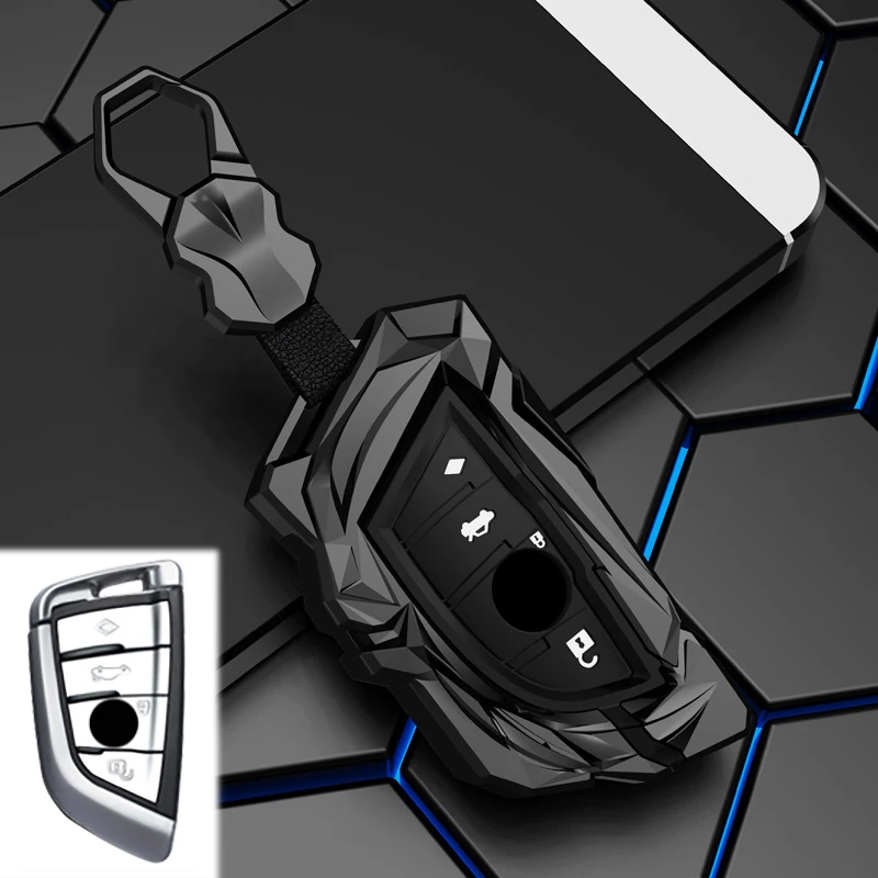 Car Flip Folding Key Case Cover Shell for BMW F20 F30 G20 F31 F34 F10 G30 F11 X3 F25 X4 I3 M3 M4 1 3 5 Series Car keychaiin