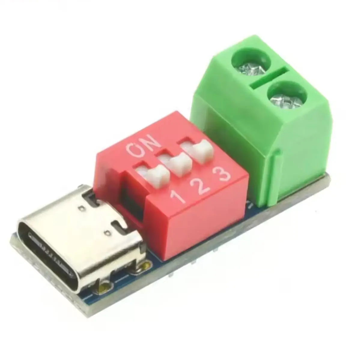 5/10pcs Type-C PD QC Trigger 5V~20V Dial Code Adjustment DC Voltage Power Module Dial Adjustment Voltage Fast Charging Decoy