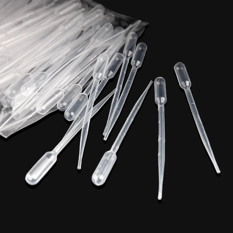 100Pcs 5Ml Plastic Pasteurpipet Transferpipet Dropper Polyethyleen Lab Educatieve Benodigdheden