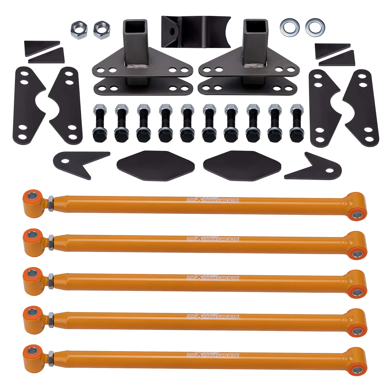 Weld-on Parallel 4-Link Kit Rat Truck Fit For Universal Classic/Rod Rat Truck Car Air Ride