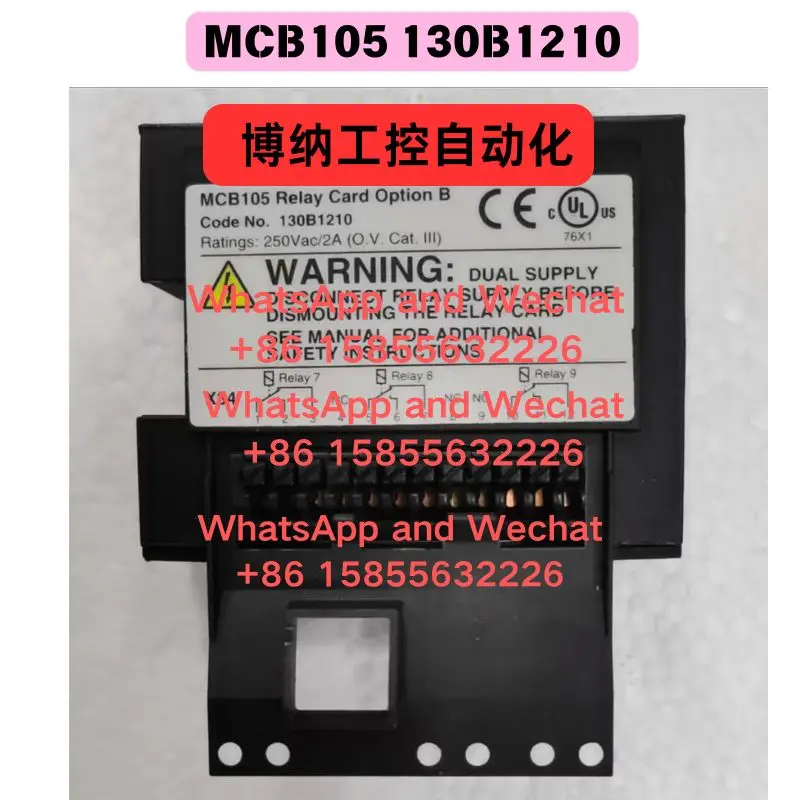 Used MCB105 130B1210 Communication card Functional test OK Fast Shipping