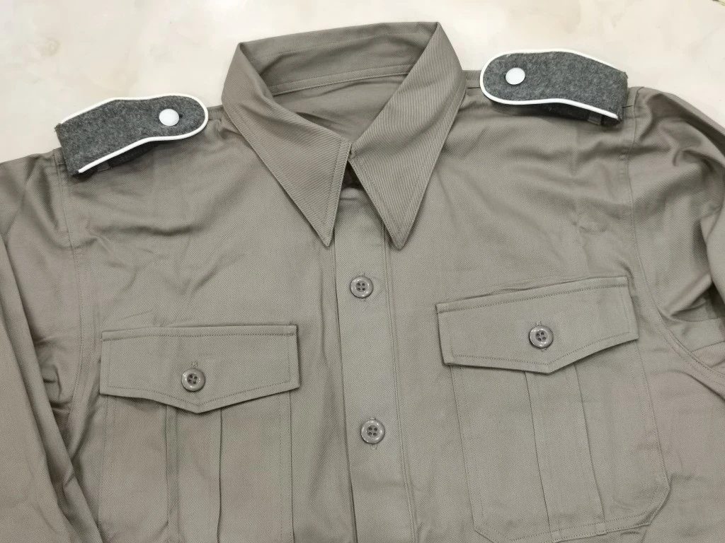 2차 세계대전 2차 세계대전 육군 WH WEHRMACHT HEER 장교 회색 면 셔츠 군용