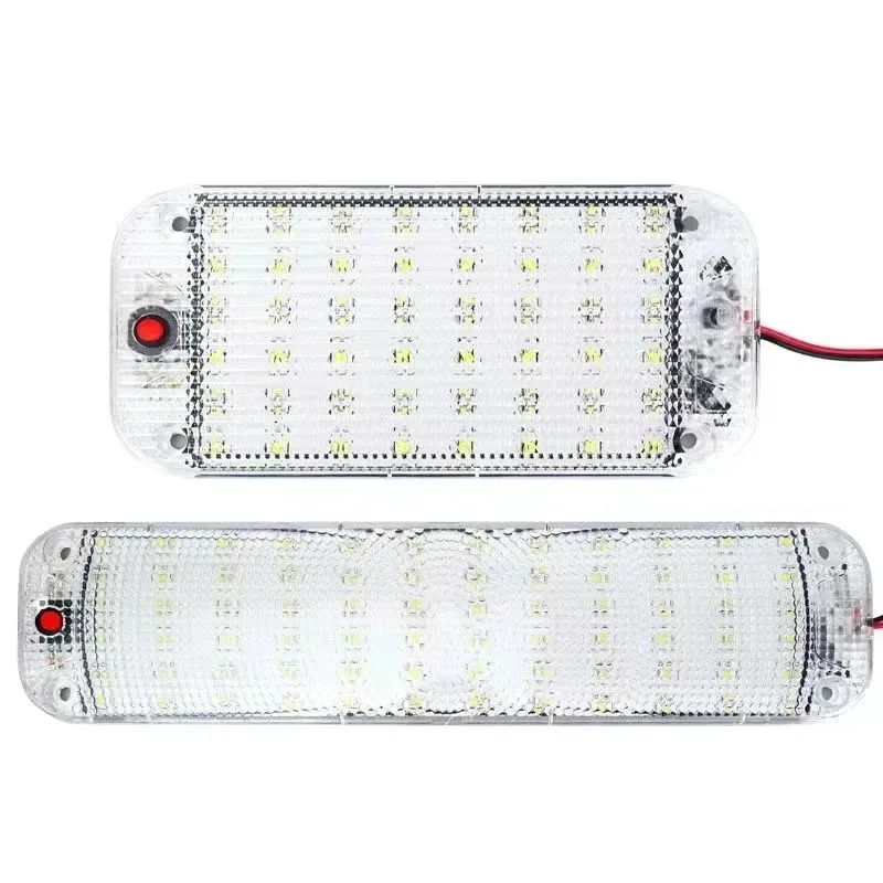 

For Cold White LED Roof Light (Reading/Night)Vans/Trucks/Trailers/Campers 12-85V 2pcs 48