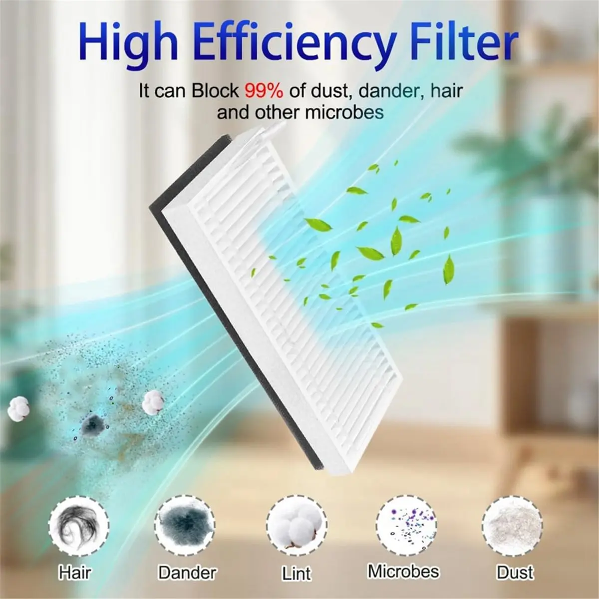 

2026 New Accessories Replacement Parts Accessories for M3 Robot Vacuum Cleaner Roller Side Brush Dust Bags HEPA Filter Mop Pads