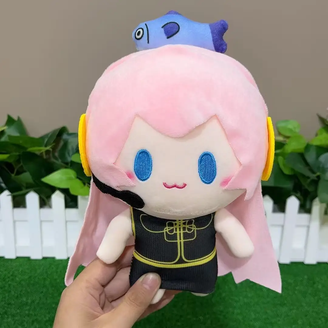 Hatsune Miku Dingbao series animation cartoon fashion creative plush doll bag hanging decoration super cute gift view 3
