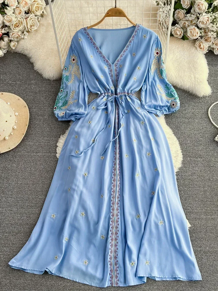 summer women s embroidered beach dress Jovani 09745 Satin Sequin Evening Dress