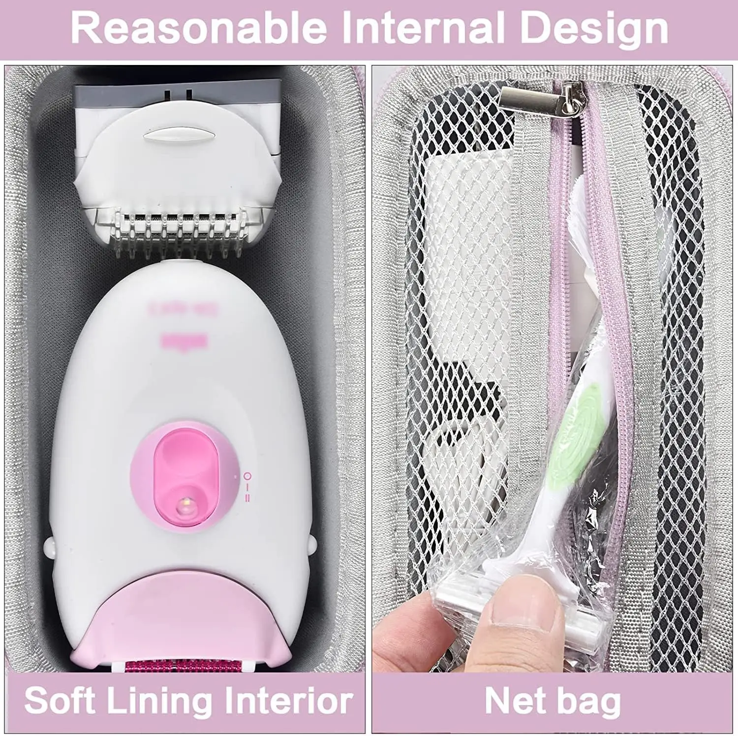 Case Compatible with Braun Epilator Silk-epil 3 3-270, Storage for Hair Removal Shaver & Trimmer for Women, Holder  (Box Only)