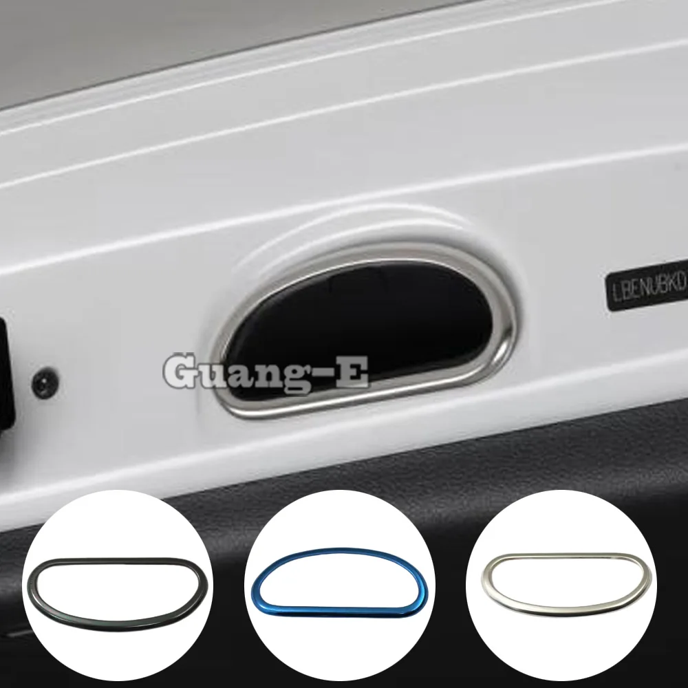 

For Hyundai IX35 2018 2019 2020 Car Body Rear Back Tail Trunk Back Handle Bowl Cover Stick Detector Trims Frame 1pcs