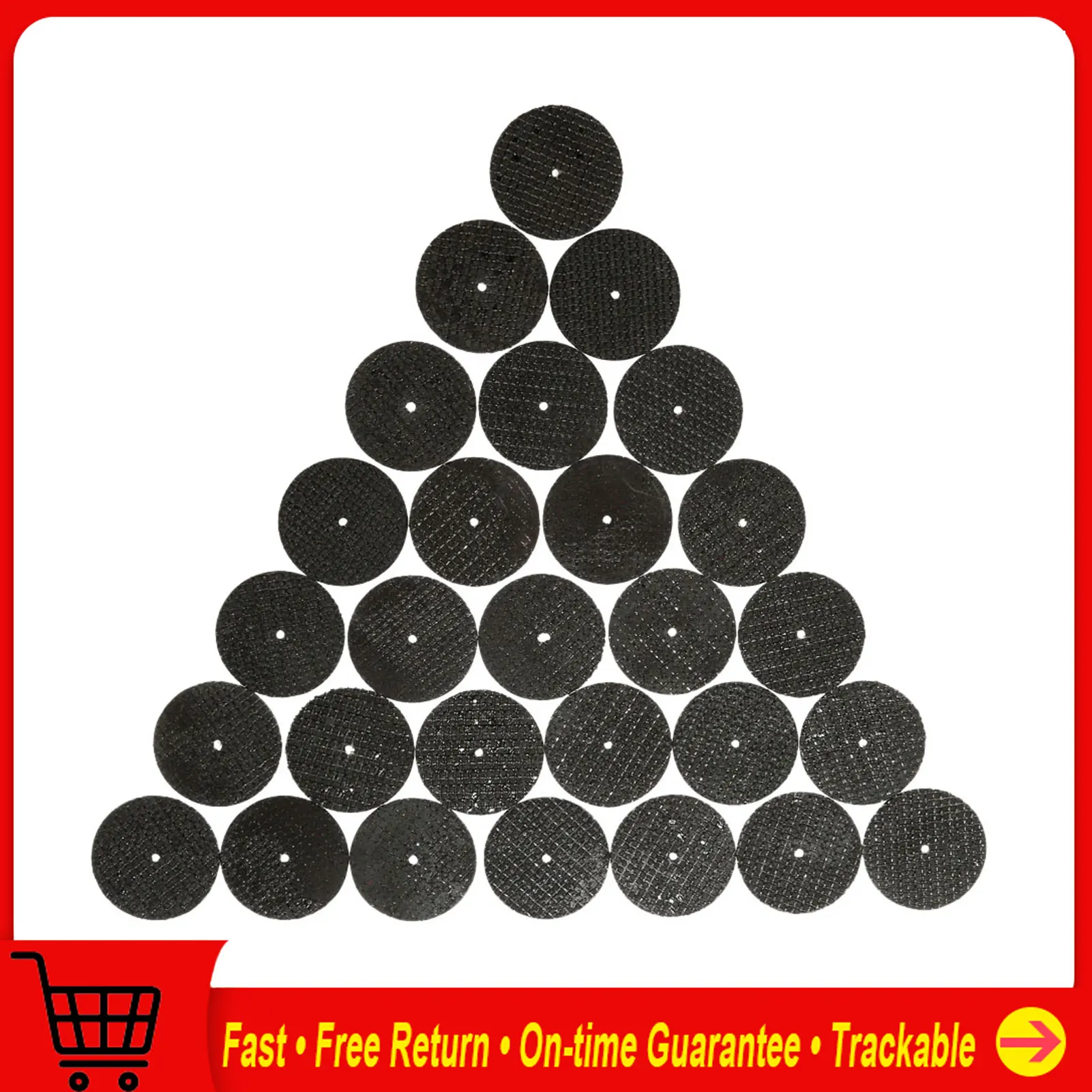 

30 шт. усиленных отрезных кругов для роторного инструмента, аксессуары для электрической шлифовки