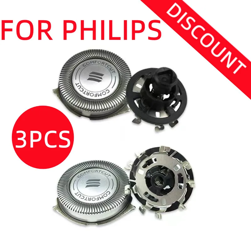 3pcs shaving heads For Philips Norelco razor YS526 YS521 XA525 YS522 YS524 YS534 RQ32 RQ310 RQ11 RQ1150 RQ1180 RQ350 RQ360 RQ370