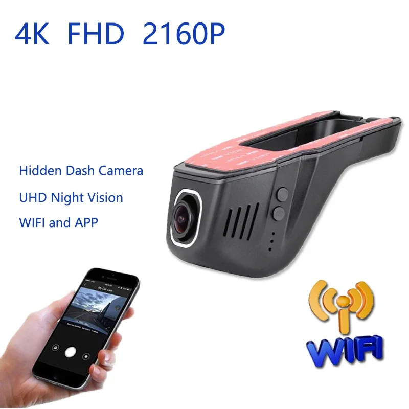 4K 2160P WiFi DVR Video Recorder Dash Camera for Volkswagen Golf 7 Touran Tharu Routan Lavida Bora MK4 Sagitar ARTEON Scirocco