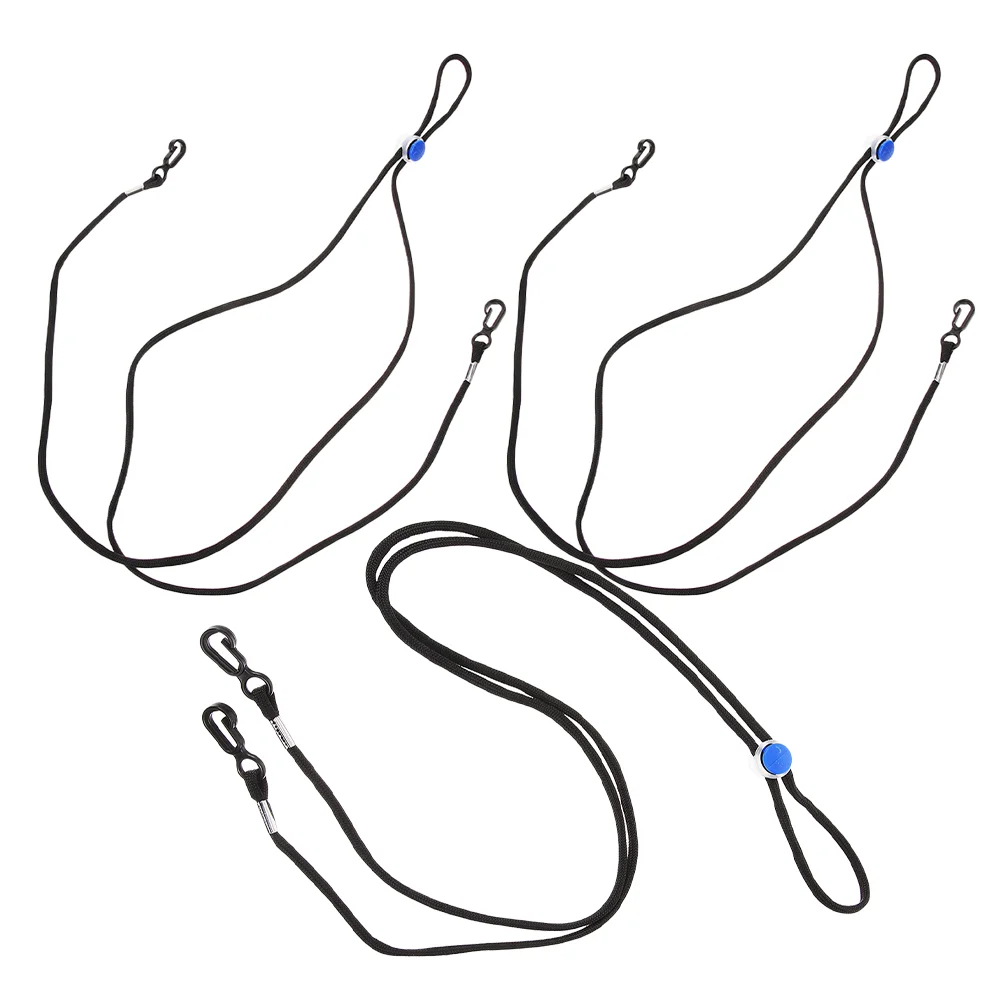 

3 Pcs Aldult Glove Lanyard Toddler Gloves for Kids Mitten Clips Toddlers Nylon Neck Lanyards