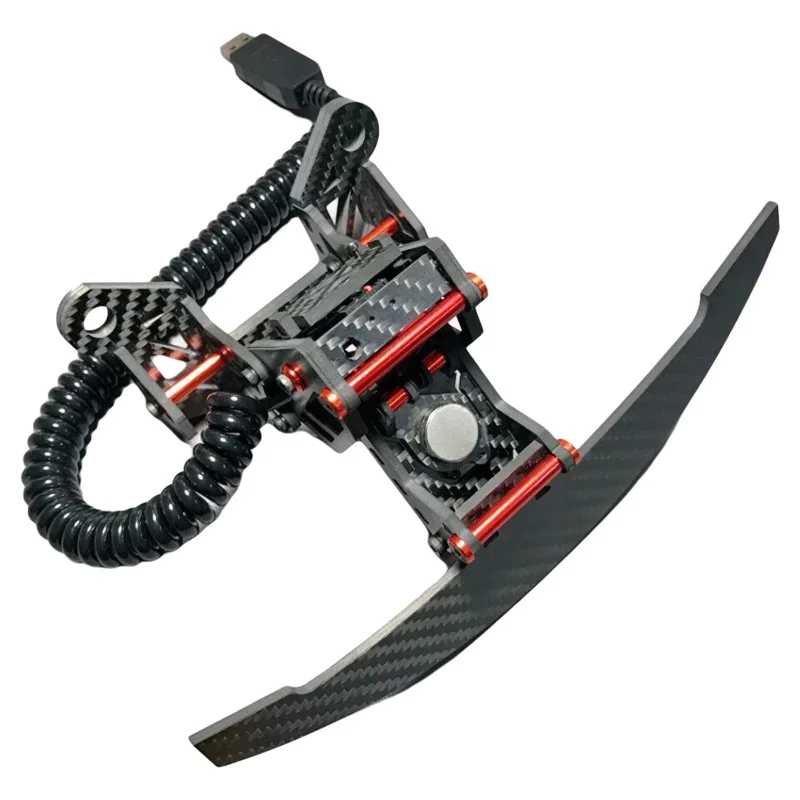 Simulated Racing Simulator Carbon Fiber Paddles WRC Right Paddle Shifter Modification Kit for SIMAGIC Alpha Electronic Game