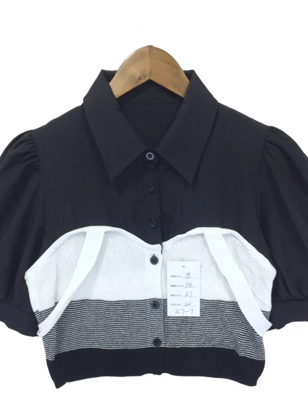 بلوزة نسائية فضفاضة عتيقة من Hipotamus مطبوعة بالزهور وياقة من الدانتيل قطعة فريدة من نوعها بنمط التنقل من ألياف البوليستر...