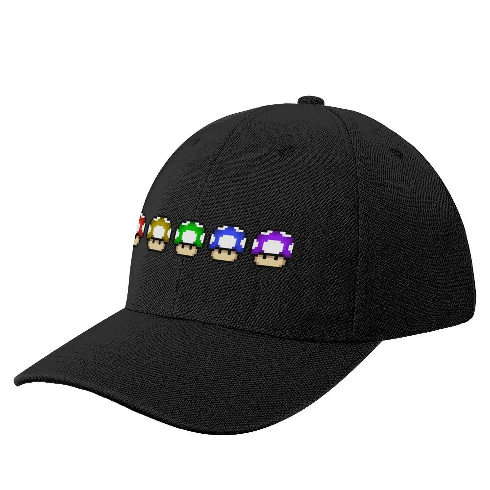 

Coloured Mushrooms Baseball Cap party Hat Streetwear Golf Kids Hat Men Hats Women's