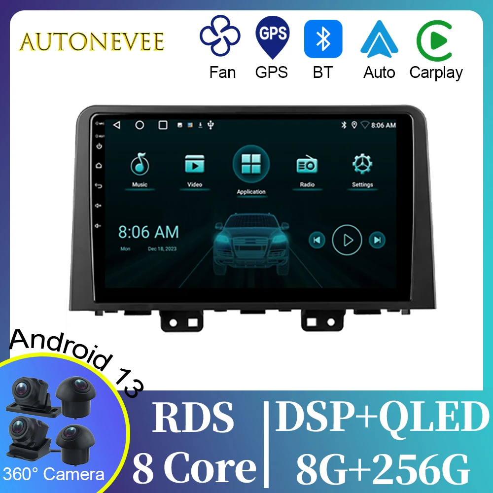 

Car Radio For Hyundai Staria H1 2021 - 2023 Android Auto Carplay Video Player 4G GPS Navigation Multimedia WIFI IPS No 2din DVD