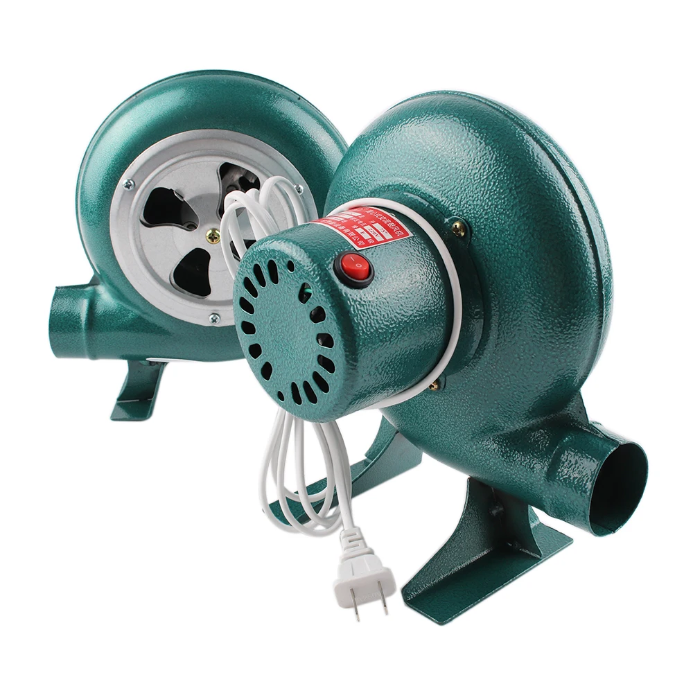 220V household blower Iron Barbecue blower Small centrifugal blower 30W 40W 60W 80W EU US Plug adapter Green for barbecue