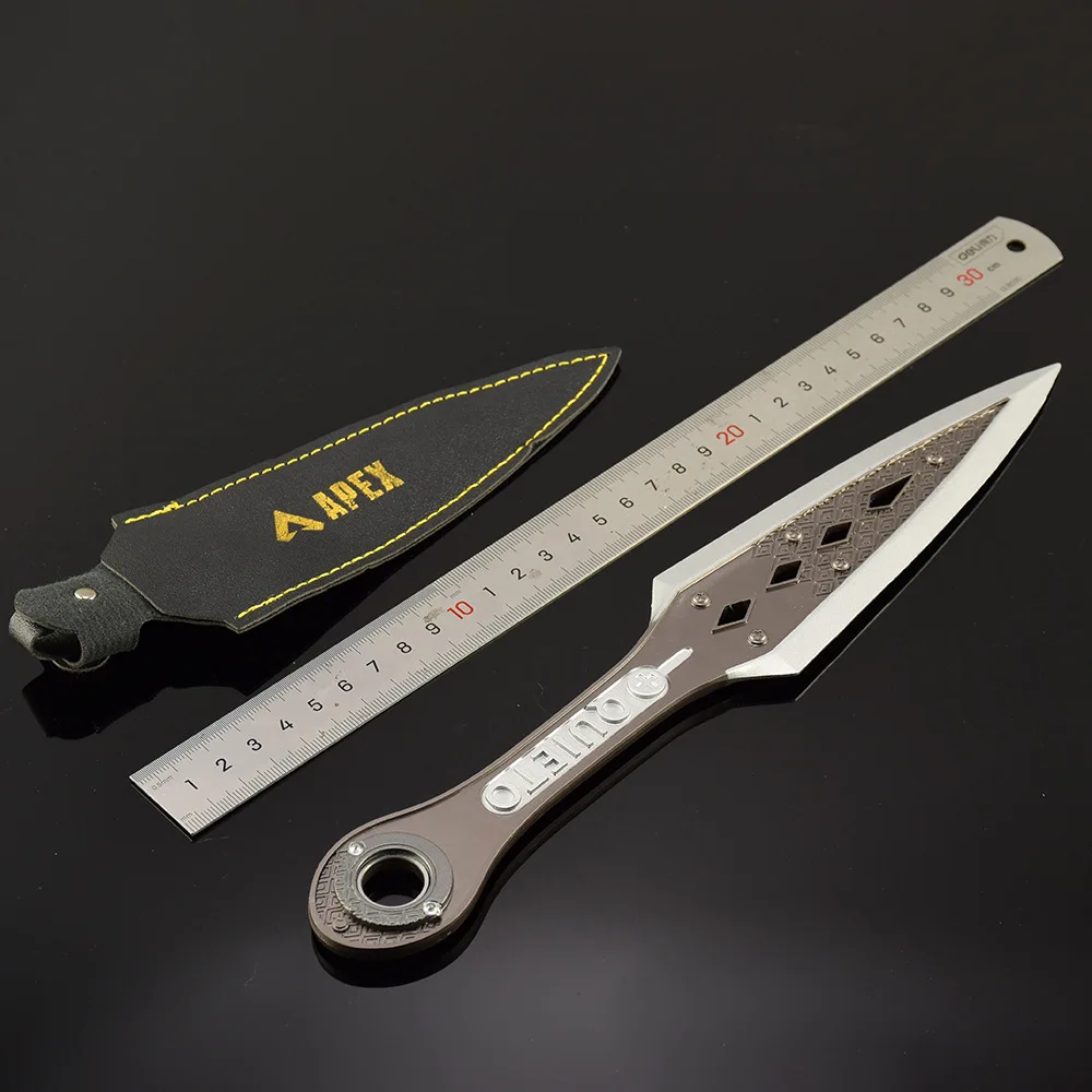 29 ซม.Apex Legends Heirloom Kunai แบริ่งหมุนได้รุ่น Holster โลหะของเล่นดาบรูปเกมอุปกรณ์ต่อพ่วงของขวัญ