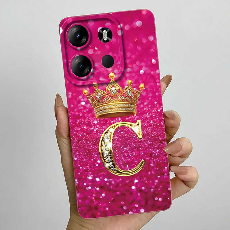 ل Tecno Pop 7 Pro Pop7 BF6 BF7 جراب هاتف تاج رسالة الغطاء الخلفي لينة السائل سيليكون Fundas ل Tecno Spark GO 2023 الوفير