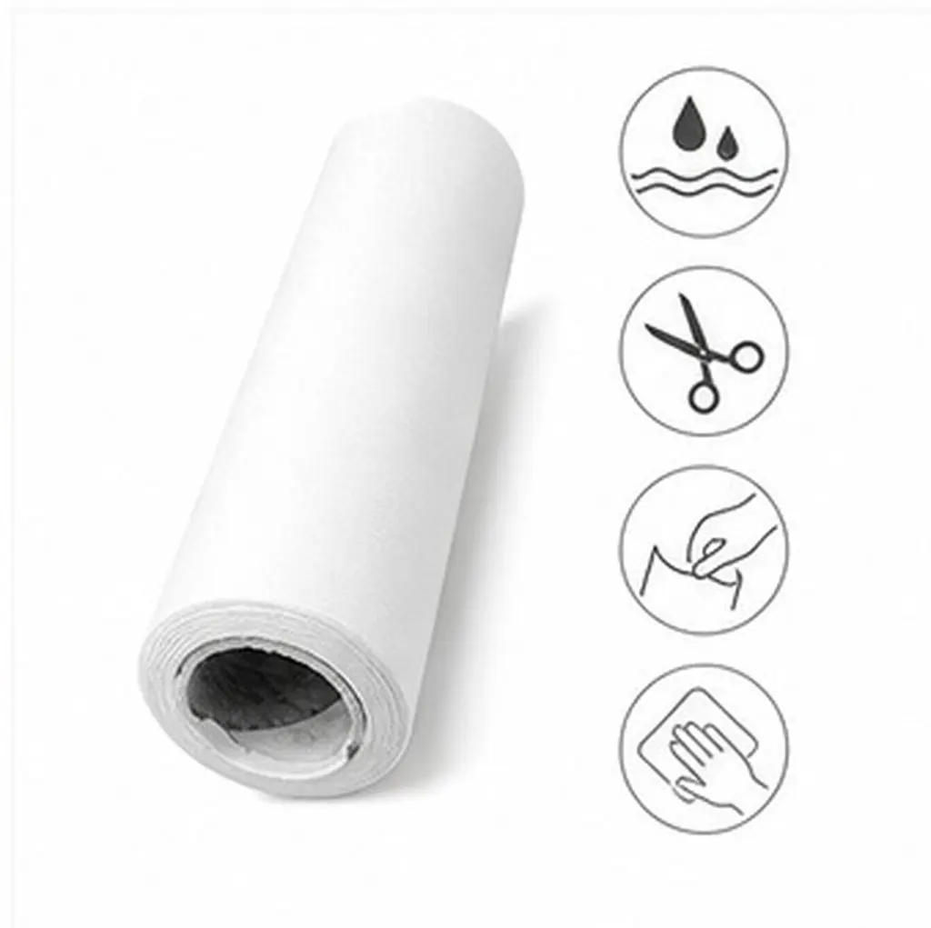 Natural Wooden Texture Wall Sticker Self-Adhesive Decal for Furniture Door Frame Window Easy to Wipe Clean Long Time Use