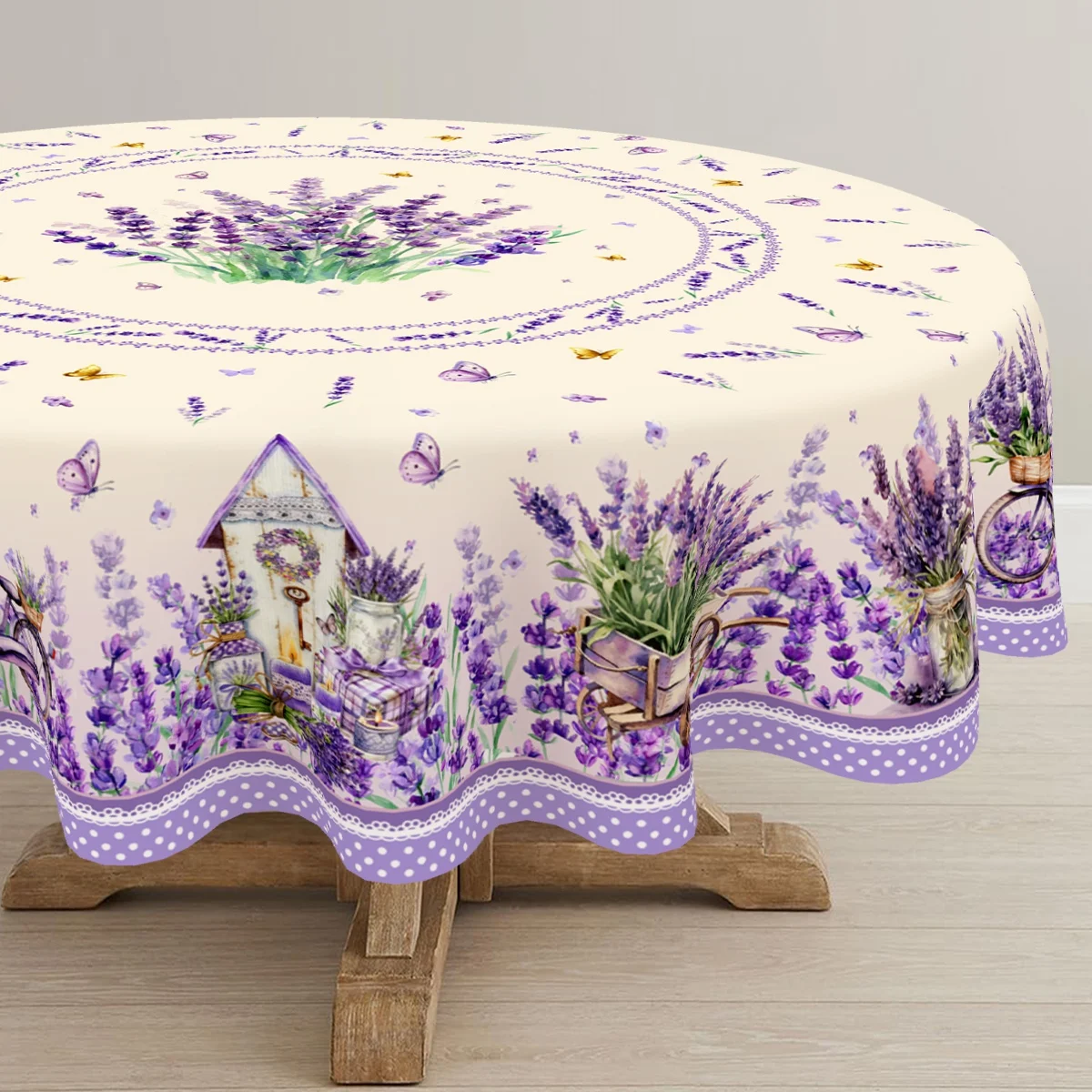 Purple Lavender Tablecloth Rus - огляд і ціна Wedding Floral Supply