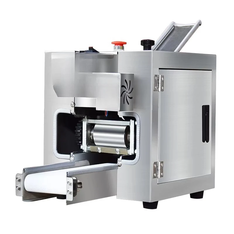 Automatic High Efficiency Motorized Dough Samosa Wonton & Dumpling Wrapper Making Machine for Restaurants