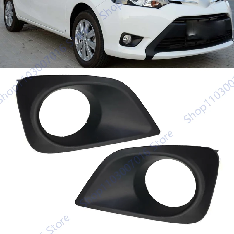 

Крышка противотуманной фары для Toyota Vios для Toyota Yaris Sedan 2013-2015 2016 2017, передний бампер, крышка противотуманной фары, рамка решетки