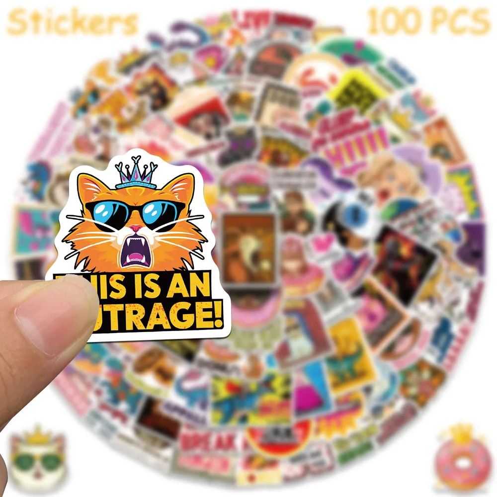50/100 Stück Dungeon Crawler Carl Aufkleber für Handy, Scrapbook, Gepäck, Skateboard, Helm, DIY Cartoon Ästhetische Sticker – Detail 4