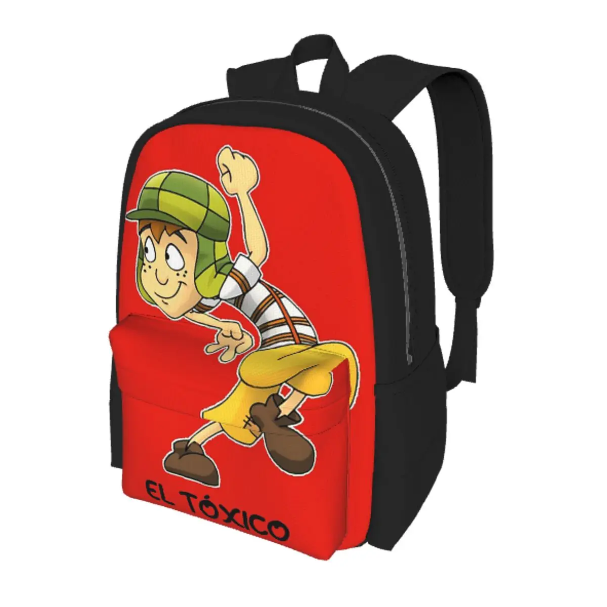 

El Toxico - El Chavo Del Ocho Student Backpack School Bag Hiking Travel Daypack for Men Women Bookbag Shoulder Bags