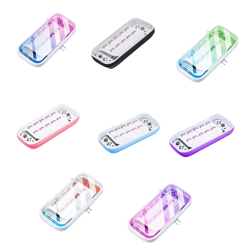 Новинка 2023 года, прозрачный защитный жесткий портативный дорожный аксессуар для переноски, игровые аксессуары из качественного поликарбоната, 8 цветов