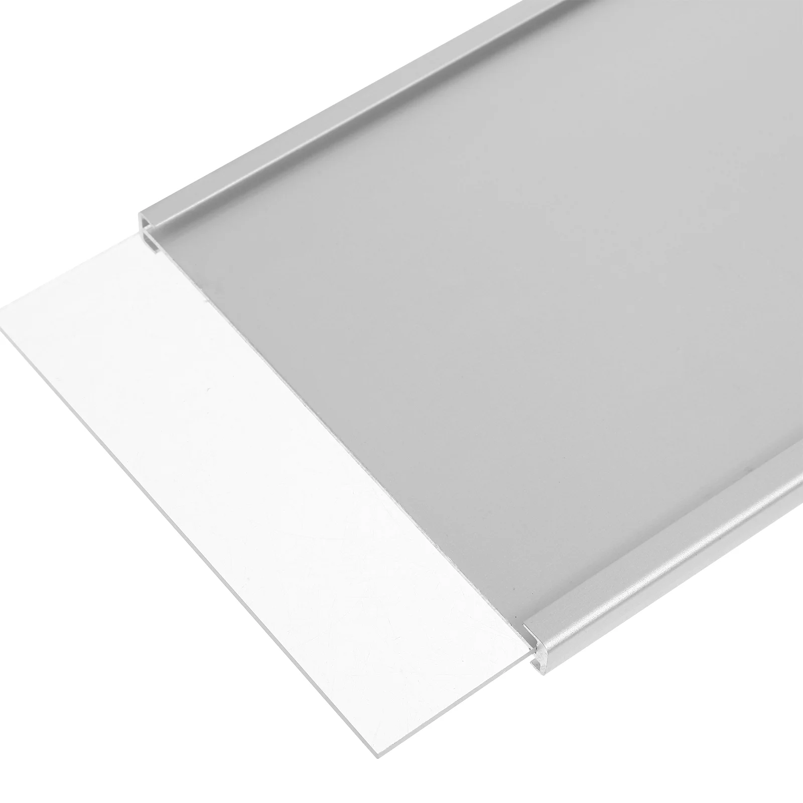 Acrylic Name Card Holder Clear Hanging Rack Workstation Sign Staff Tag Display Aluminum Alloy Job Information Holder Desk Label