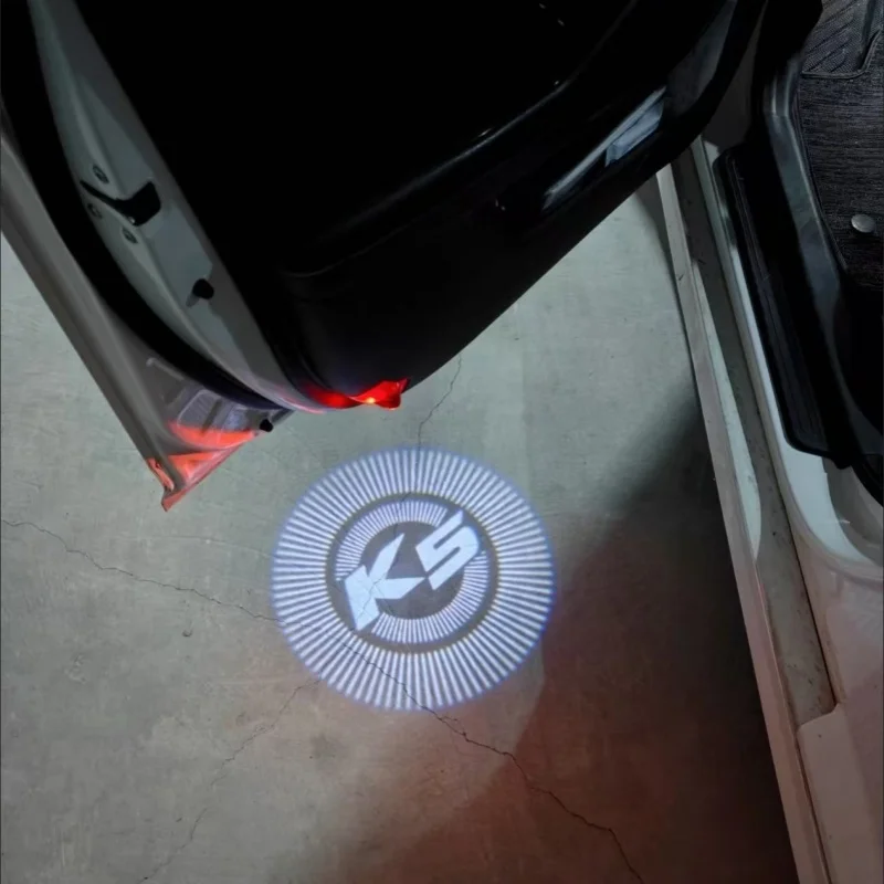 

2pcs Car Door Welcome Lights Logo Laser Projector Night Signal Lights for KIA K5 First Gen 2011-2014 2015 2016 Car Accessories