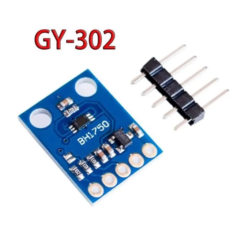 2pcs GY 302 BH1750 Light Intensity Illuminance Sensor Module BH1750FVI for Arduino Raspberry Pi
