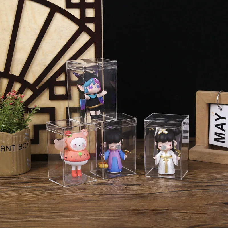

Single Figures Display Case,Cabinet Stand Free Standing Showcase for Mini Pop Figures Collectibles Toys Gemstone Collectibles