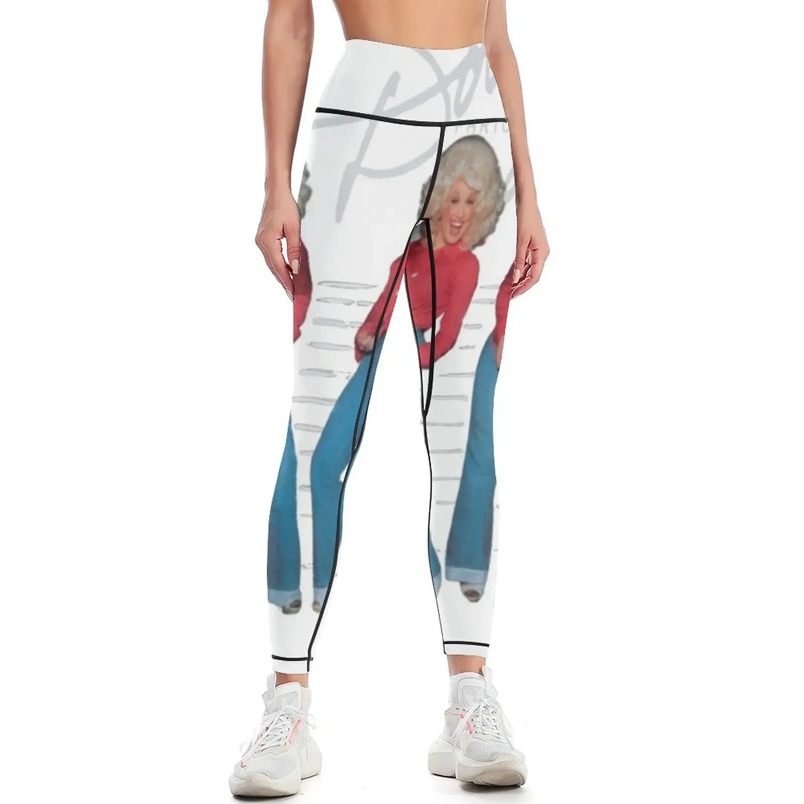 

My Favorite People Dolly Songwriter Parton Actor Philanthropist Retro Vintage Leggings Women's trousers Womens Leggings