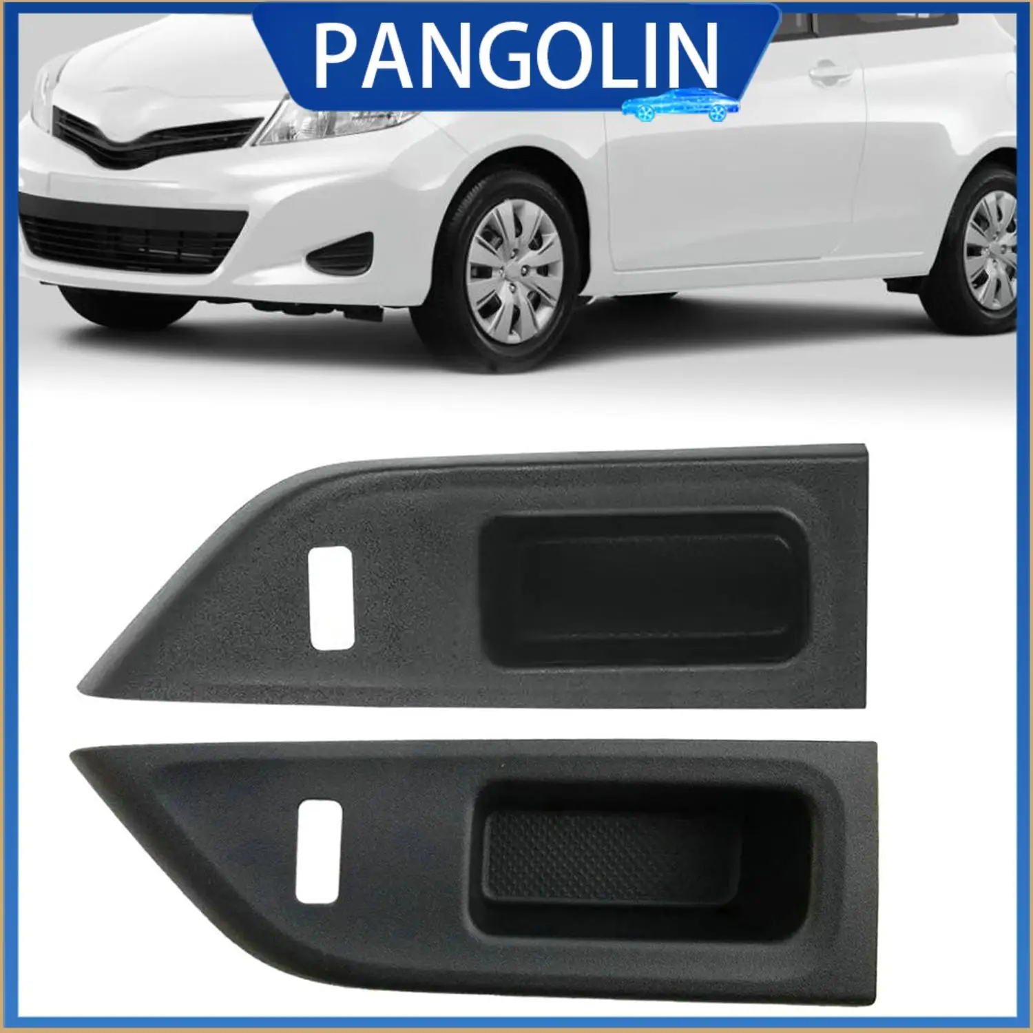 

PANGOLIN 2 шт. передний левый и правый переключатель замка двери, лицевая панель, комплект накладки на панель для 2-дверных моделей TOYOTA YARIS 2012-2014 гг.